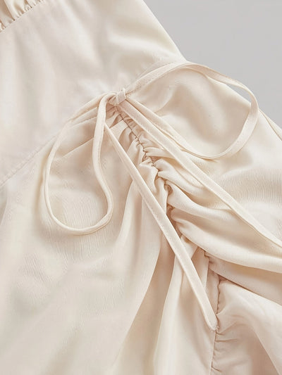 Elegantes asymmetrisches Polyesterkleid - perfekt für Frühling/Sommer