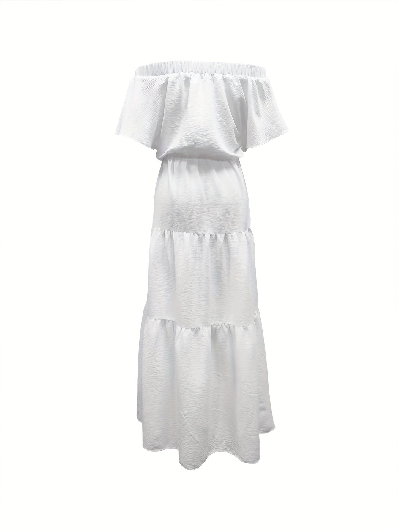 Sommerkleid mit offenen Schultern - Schlichter Chic