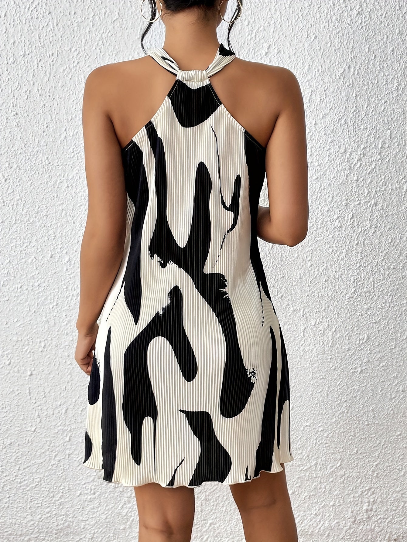 Allover Print Kleid - Elegant für Partys
