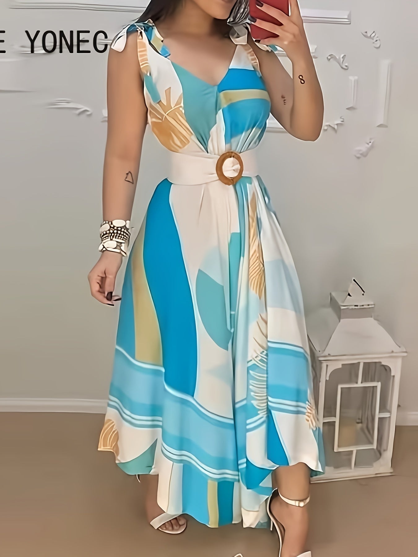 Trägerloses Sommerkleid - Perfekt für Strand und Urlaub | Mehrfarbig