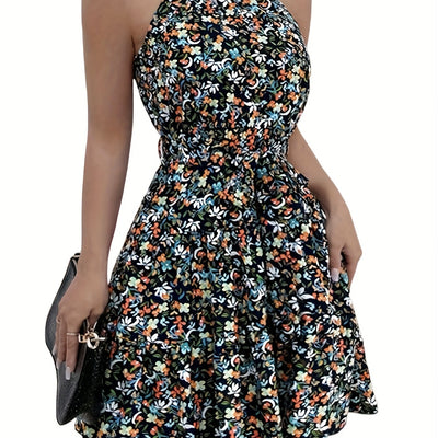 Trägerkleid mit Blumenmuster Ditsy