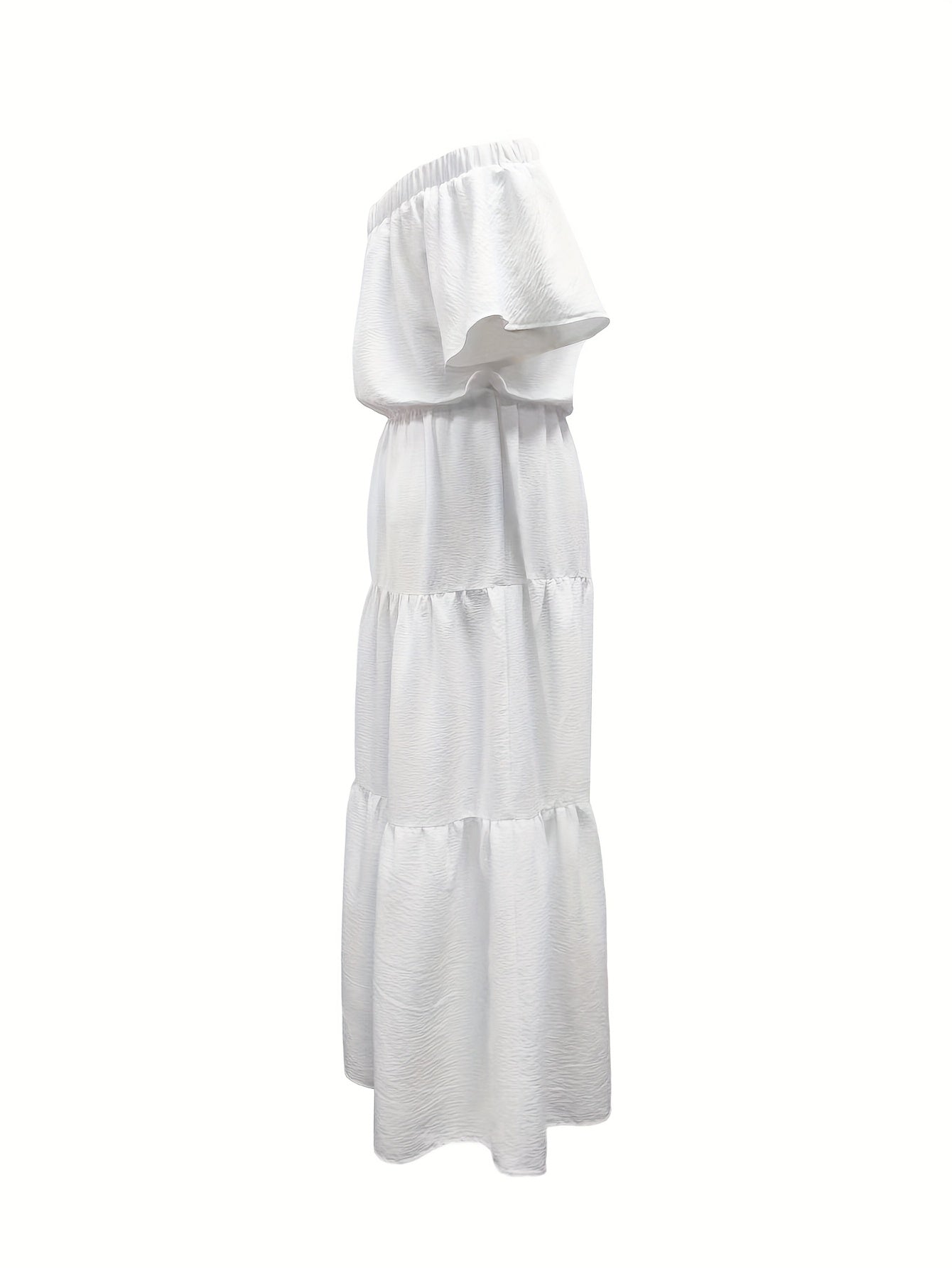 Sommerkleid mit offenen Schultern - Schlichter Chic